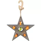 Trixie 92655 Xmas játék és nasitartó csillag rágcsálóknak 14x17cm,