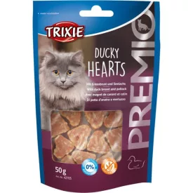 Trixie 42705 Premio Hearts Kacsás lazacos falatkák 50g