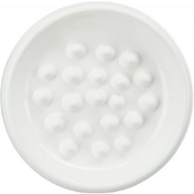   Trixie 24800 Evéslassító kerámia tál (fehér) macskák részére (0,25l /Ø18cm)
