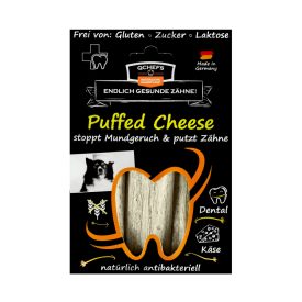   Qchefs Puffed Cheese Természetes fogtisztító stick kutyáknak 72g