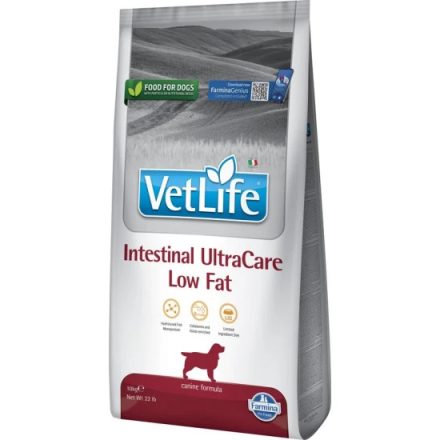 Vet Life Natural Diet Dog Intestinal Ultracare Low Fat gyógytáp kutyák részére 10kg