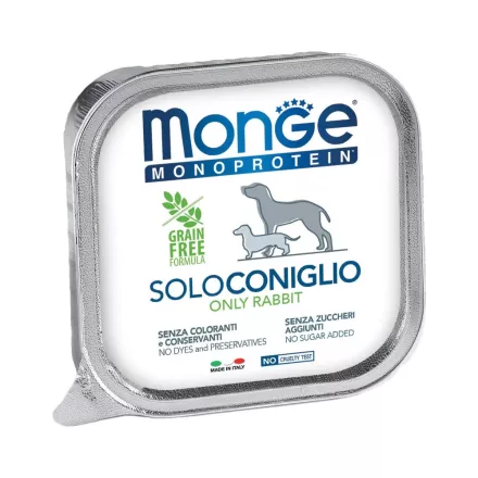 Monge MONOPROTEIN 100% nyúl pástétom 150g