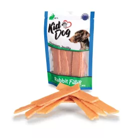   KidDog Rabbit Fillets - jutalomfalat nyúlhússal kutyák részére 80g