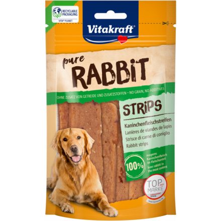 Vitakraft Rabbit Slices - jutalomfalat (nyúlhús) kutyák részére (80g)
