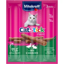   Vitakraft cat sticks kiegészítő eledel kacsával és nyúllal