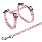 Trixie 4142 Harness with Lead - hám szett macskák részére ( 27–45 cm/10mm, 1,20m)