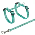 Trixie 4142 Harness with Lead - hám szett macskák részére ( 27–45 cm/10mm, 1,20m)