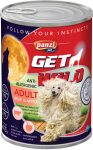 Panzi GetWild Dog Adult Beef & Apple konzerv 415g
