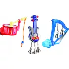 Flamingo hangszer madárjáték 8cm
