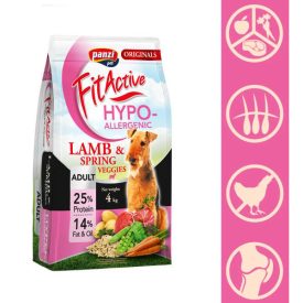   Fitactive Originals Hypoallergenic Adult bárány és zöldségek száraztáp kutyának 4kg