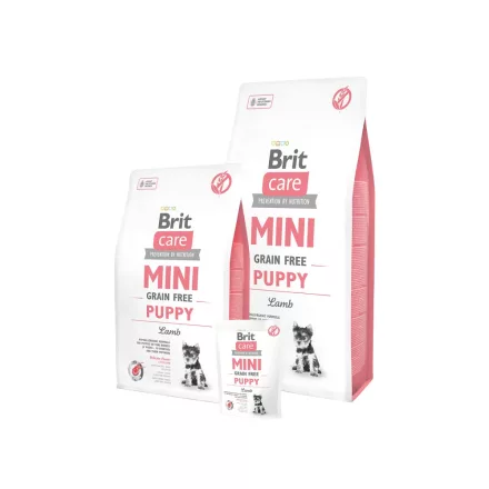 Brit Care Mini Grain-free Puppy Lamb 400g lejárat közeli