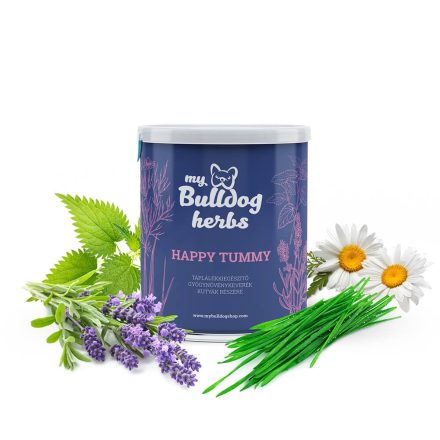 My Bulldog Herbs – HAPPY TUMMY – gyomor és bélrendszer támogató 50g