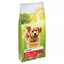 Friskies Adult Active Dog marhás 15kg