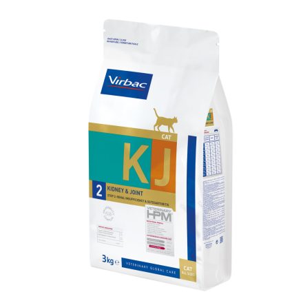 Virbac HPM Cat Kidney Joint Support KJ2 diétás eledel macskáknak 3kg