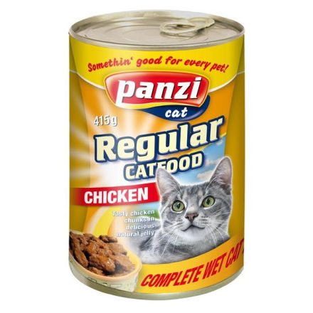 Panzi Regular cat adult konzerv 415g csirke