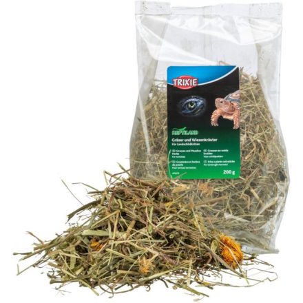 Trixie 76279 Grasses and Meadow Herbs for Tortoises - kiegészítő eleség (pázsit- és rétifű) teknősbékák részére 200g