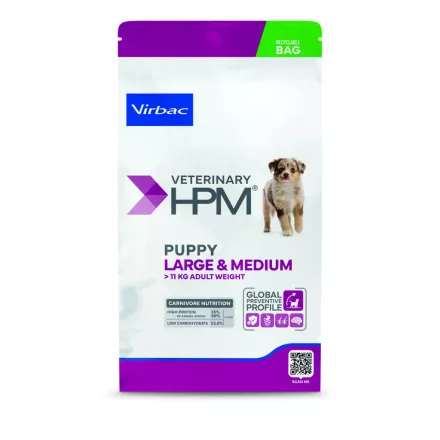 Virbac HPM Puppy Dog Large & Medium száraz eledel 12kg