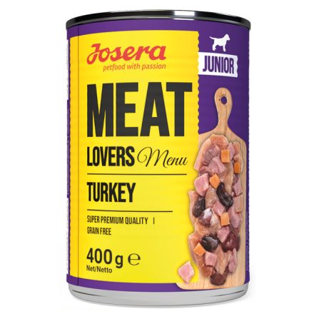 Josera Dog ML Junior Menu pulyka konzerv kutyának 400g