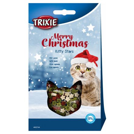 Trixie 92744 Christmas Kitty Stars - jutalomfalat macskák részére (140g)