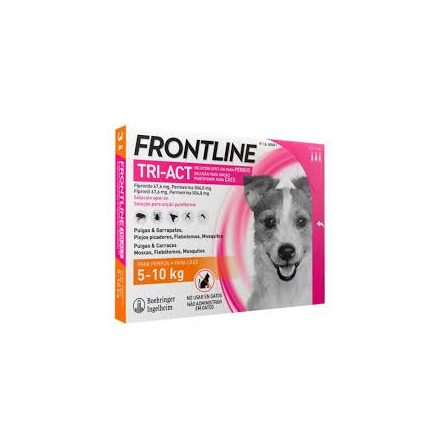 Frontline Tri-Act spot on  S  5-10kg  1ampulla lejárat közeli
