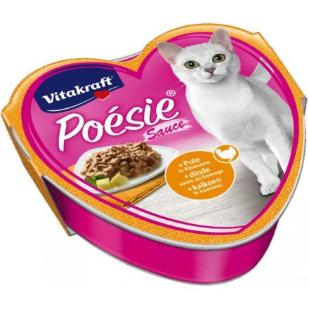 Vitakraft Poésie Sauce  85g pulyka sajtszószban alutálkás macskaeledel