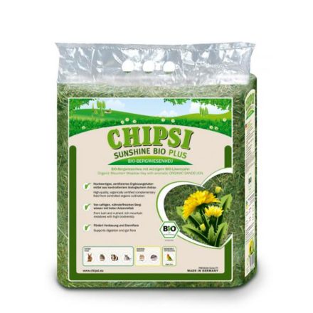 Chipsi Bio Plus széna gyermekláncfű 600g (chipsi77)