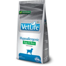   Vet Life Natural Diet Dog Hypoallergenic Egg & Rice gyógytáp 2kg