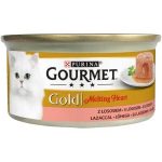   Gourmet Gold Melting Heart lazacos nedvestáp - macskák részére 85g