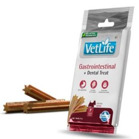   Vet Life Dog Gastrointestinal+Dental Treat fogtisztító jutalomfalat emésztési problémával küzdő kutyának Mini 60g