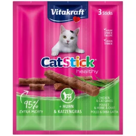   Vitakraft Cat Sticks kiegészítő eledel csirkével és macskafűvel