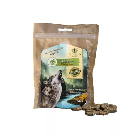 Teomann Zöldfűszeres Tréning Snack jutalomfalat kutyáknak 100g lejárat közeli