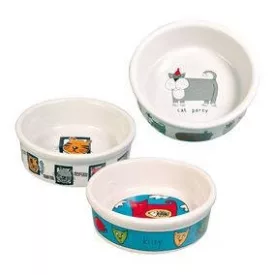 Trixie 4008 Ceramic Bowl - kerámia tál (0,2l /Ø12cm)