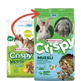   Versele-Laga Crispy Muesli Rabbits- eledel nyúlnak 850g (461801)