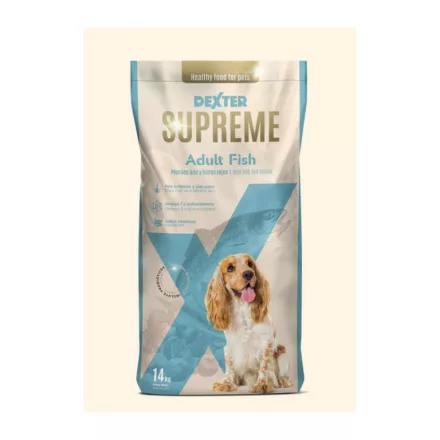 REX DEXTER SUPREME FISH halas kutyatáp felnőtt kutyák számára 14kg