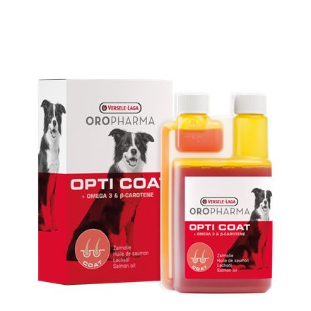 Oropharma Opti Coat - salmon-oil, omega-3 & β-carotene 250ml
