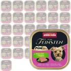 Animonda Vom Feinsten Adult Mini Rind, Ente,Oregano (marha,kacsa,oregánó) alutálkás eledel felnőtt kistestű kutyának 32x100g (82361)