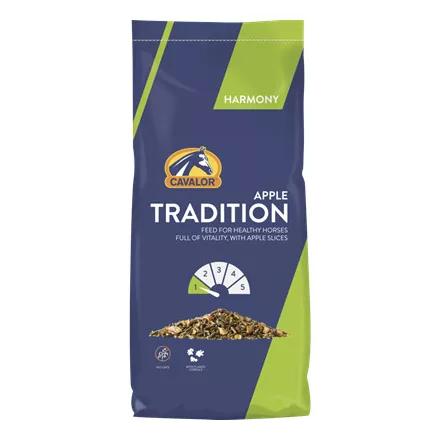 Cavalor Tradition Apple almás zabmentes müzli hobbilovaknak 20kg (472485)