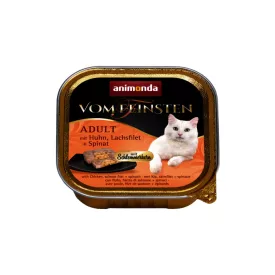   Animonda Vom Feinsten Gourmet Csirke Lazac spenóttal 100g (83261)
