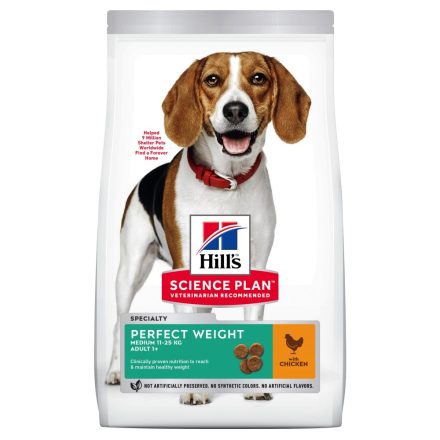 Hill's Sp Canine Adult Perfect Weight Medium száraz eledel 2kg
