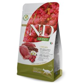   N&D Cat Quinoa Adult Urinary Duck (kacsa) száraz macskaeledel 300g