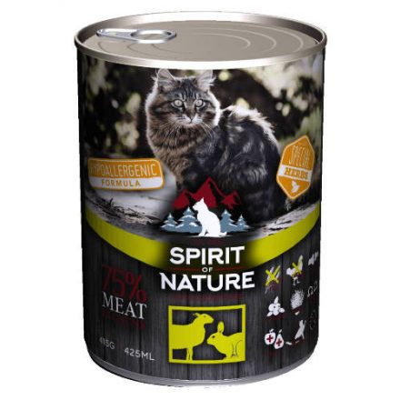 Spirit of Nature Cat bárány- és nyúlhúsos konzerv 415g