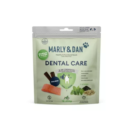 Marly & Dan Dental M-L for Dog 7 Dental Sticks jutalomfalat kutyáknak 140g