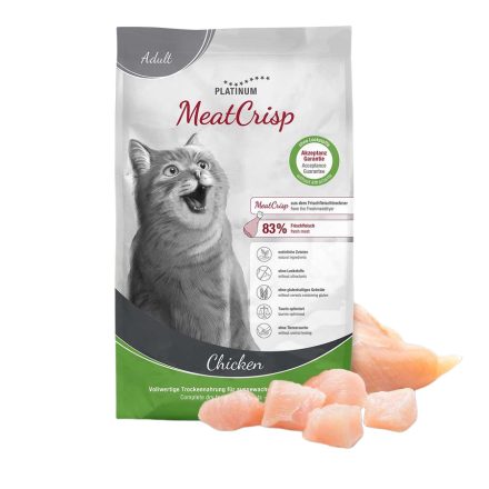 PLATINUM MeatCrisp Adult Chicken-macskatáp felnőtt cicának friss csirkehúsból 3kg