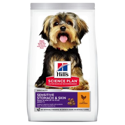 Hill's SP Canine Adult Small&miniature Sensitive Stomach&skin száraz eledel 3kg