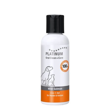 PLATINUM OralClean+Care Wild Salmon - lazacos fogápoló gél kutyának és macskának 120ml