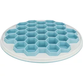   Trixie 25039 Slow Feed Feeding mat - evéslassító tál kutyák részére (Ø30cm), szürke/kék