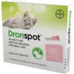   Dronspot 30mg/7,5 mg rácsepegtető oldat kistestű macskáknak 2x0,35ml
