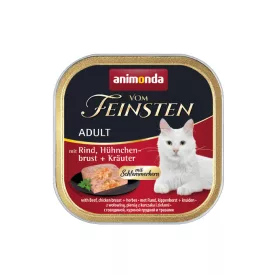   Animonda Vom Feinsten Gourmet marha, csirkemell, gyógynövény 32x100g (83264)