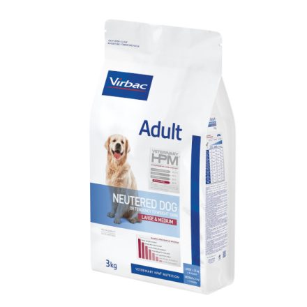 Virbac HPM Adult Neutered Dog Large & Medium száraz eledel 3kg