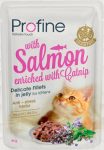   Profine Kitten Cat Pouch filets in Jelly with Salmon  - Lazacos alutasakos eledel kölyök macskák részére (85g)